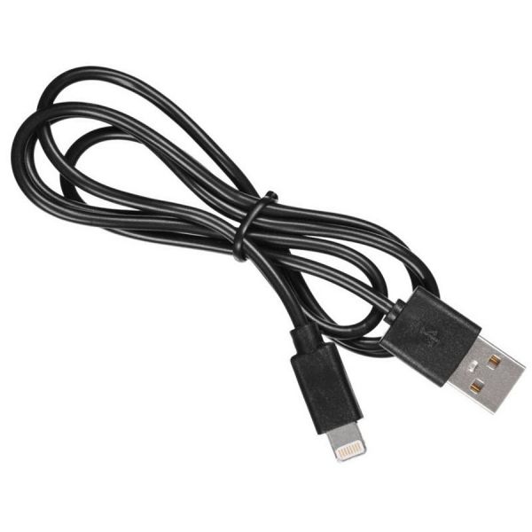 Кабель Buro USB-IP-1.2B2A USB (m)-Lightning (m) черный 1,2м