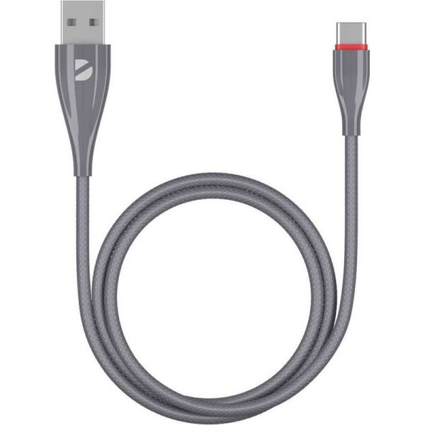 Кабель Deppa 72289 USB - micro USB серый 1 м