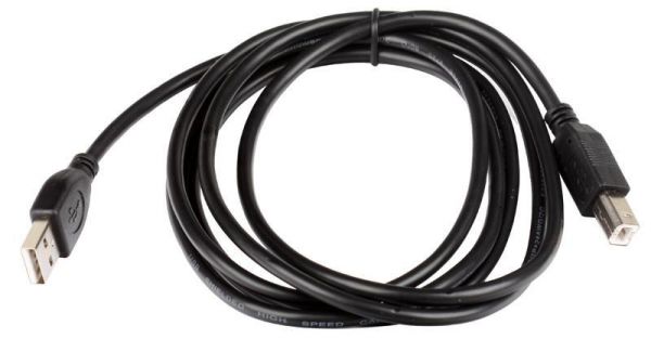 Кабель Gembird USB 2.0 AM/CM 1.8 м (пакет) черный ( CCP-USB2-AMCM-6)